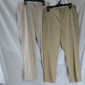 Men's Classic Tan and Cream Pants
